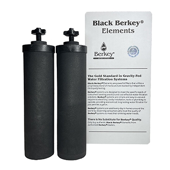 Black Berkey Filter Elements